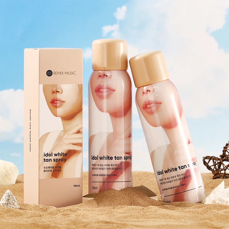 150ml Body Whitening Bare Face Cream Tanning Spray Foundation Concealer Moisturizing Bb Cream Face Tone-up Spray Korea Skin Care body care cream face foundation makeup