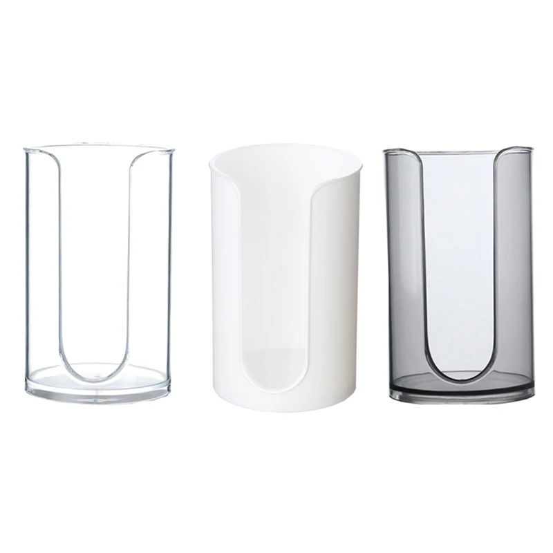 Acrylic Transparent Box Disposable Paper Cup Storage Box Makeup Cotton Storage Rack Mouthwash Cup