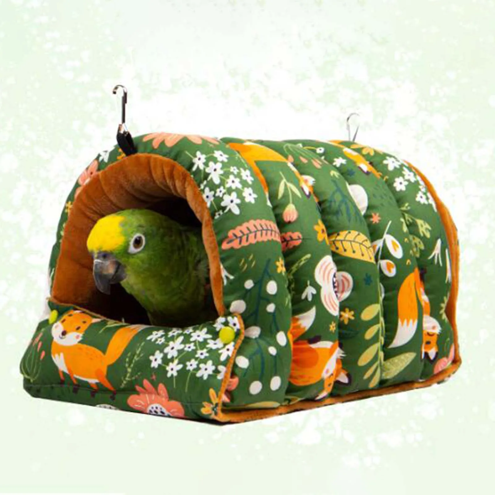 Animal patterned parrot nest and bird cage nest