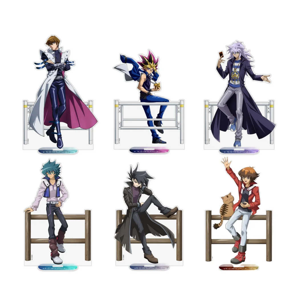 Anime-Fans-Geschenke Yu-Gi-Oh! Duel Monsters GX Off Mode Duelists Ver HD Charakter Acryl Ständer Desktop Dekoration Serie ca. 15 cm – Detail 2