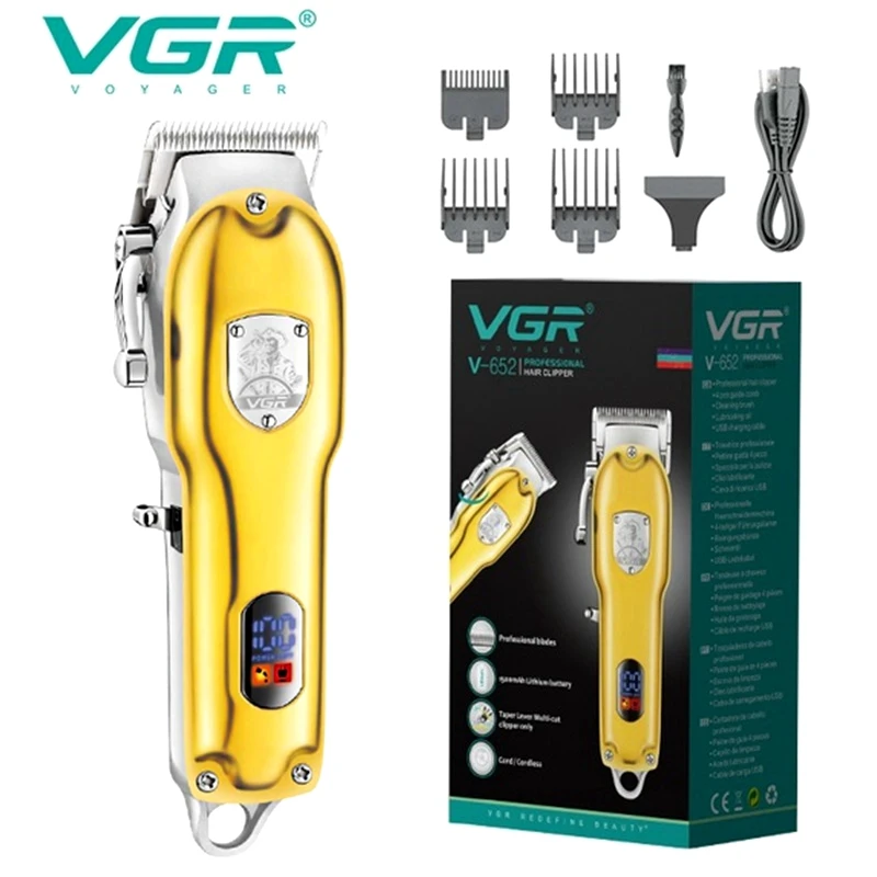 Tagliacapelli professionale da uomo in metallo cordless_voghion.com
