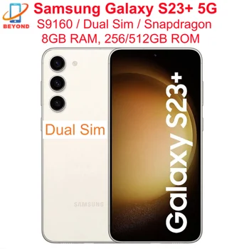 Samsung Galaxy S23 Plus S23+ 5G Dual Sim S9160 6.6" ROM 256/512GB RAM 8GB Snapdragon NFC Original Android Cell Phone