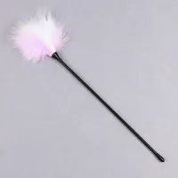 42CM Feather Whip Hand Made Premium HorseWhip,Costumes Performance Props 1