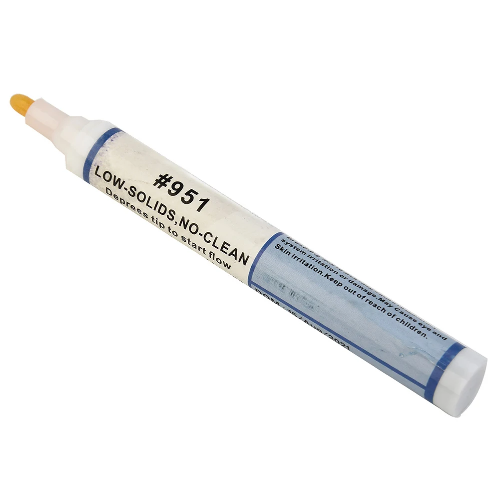 

Power Tools Soldering Flux Pen For PCB Board For SMT SMD 10ml Applicator 140x15mm Soldering Tools Through-hole Solder Joints