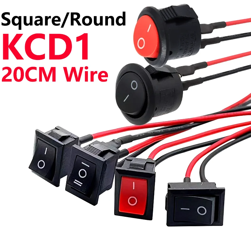 Mini Rocker Toggle Switch Set 1