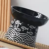 Ceramic Raised Cat Bowl  Elevated Neck Protection Ergonomic Durable Cutlery for Food Water Cute Dog Bowl ﻿ 5