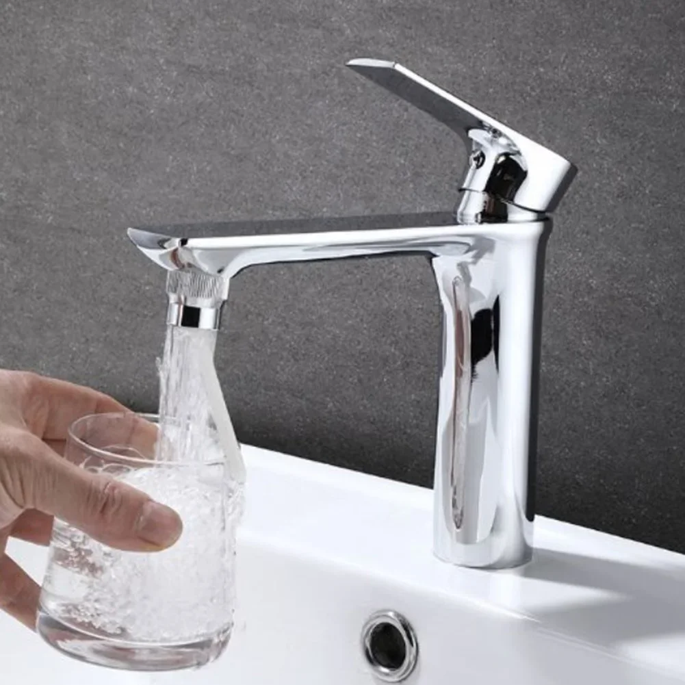Faucet Aerator Sleek Chrome Finish Plastic Rod Premium Tap Head Bathroom And Kitchen Bubbler Spout