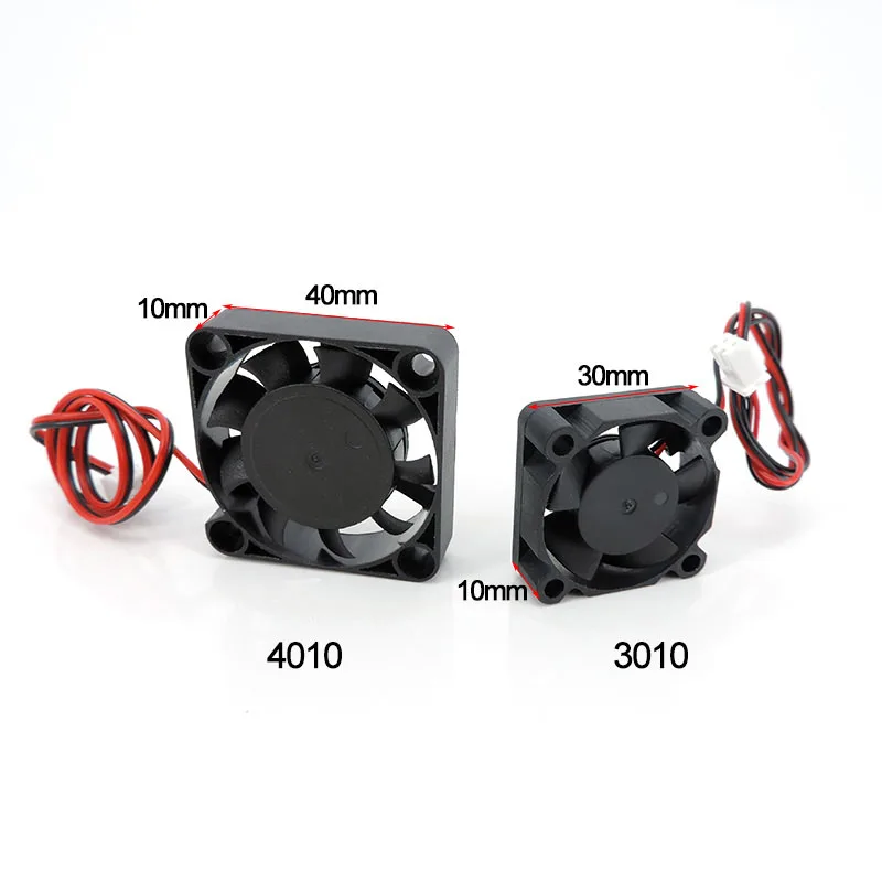 Hydraulic Bearing DC Cooling Fan 3010 4010 30x10mm 40x10mm 5V 12v 24V For Brushless 2PIN 3cm Fan DC 5/12/24V for 3D printer L