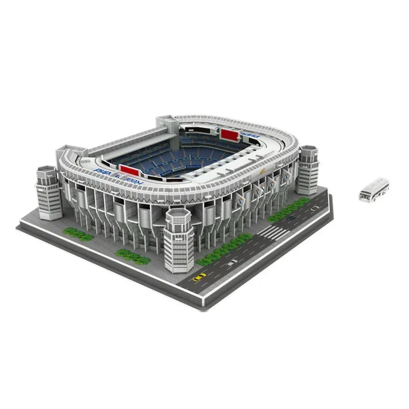 Santiago Football Stadium 3D Jigsaw Model Toys  Decoration Gift Big Size SZ 2