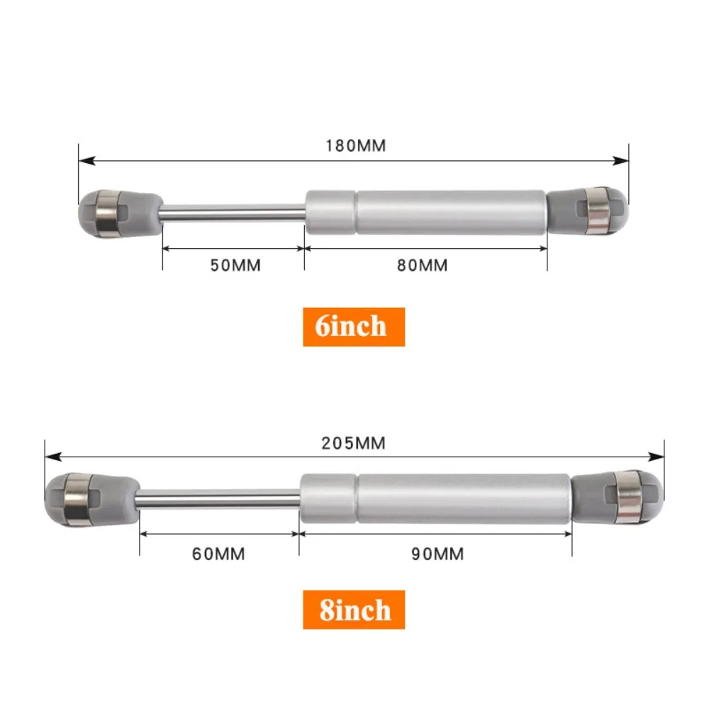 Cabinet Door Gas Struts 2/4PCS Cabinet Door Gas Struts 100N/10KG Supports Gas Spring Lid Support Props Shocks Kitchen Cupboard Hydraulic Hinge