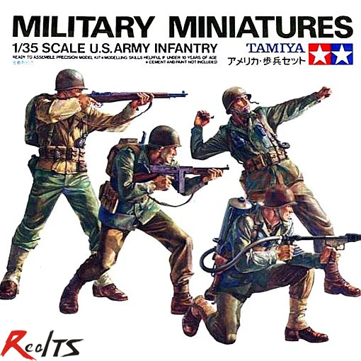 Modello Tamiya Modelli Militari In Scala 1/35 #35013 Fanteria Dell'Esercito Americano