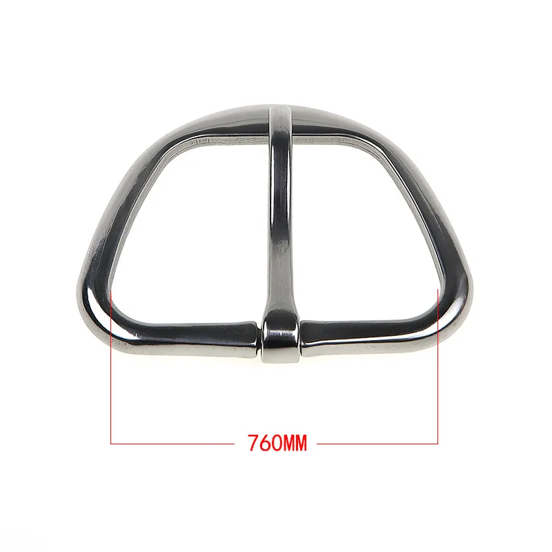 Stainless Steel girth buckle cinch buckle Horse Belly belt End Clip Hand polished Horse equipment Equestrian Parts