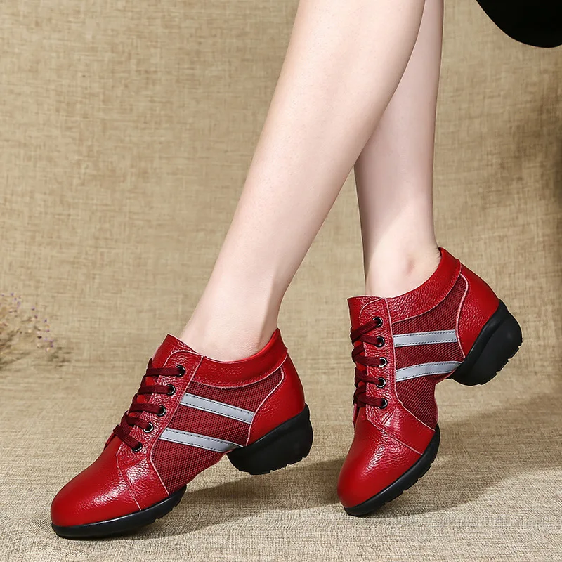 CasualDanceSneakersforWomenJazzSalsaDanceShoesMeshHipHop