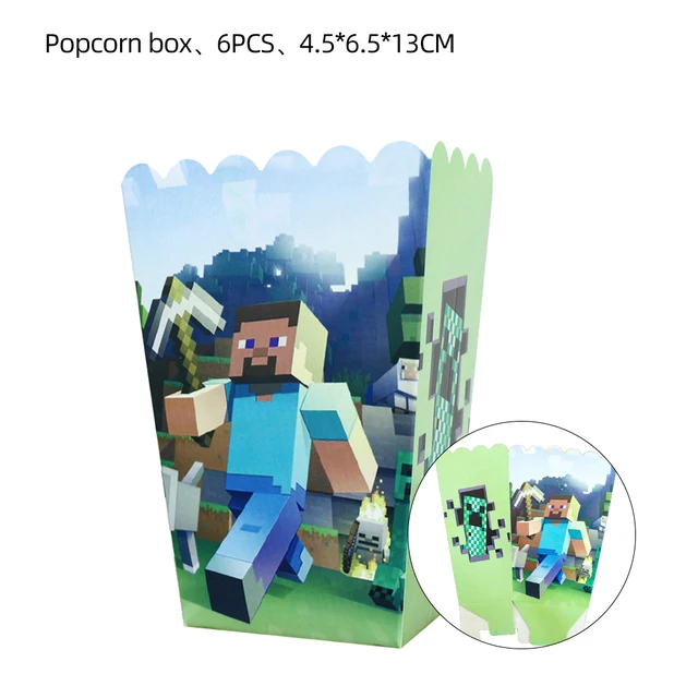 6pcs popcorn box