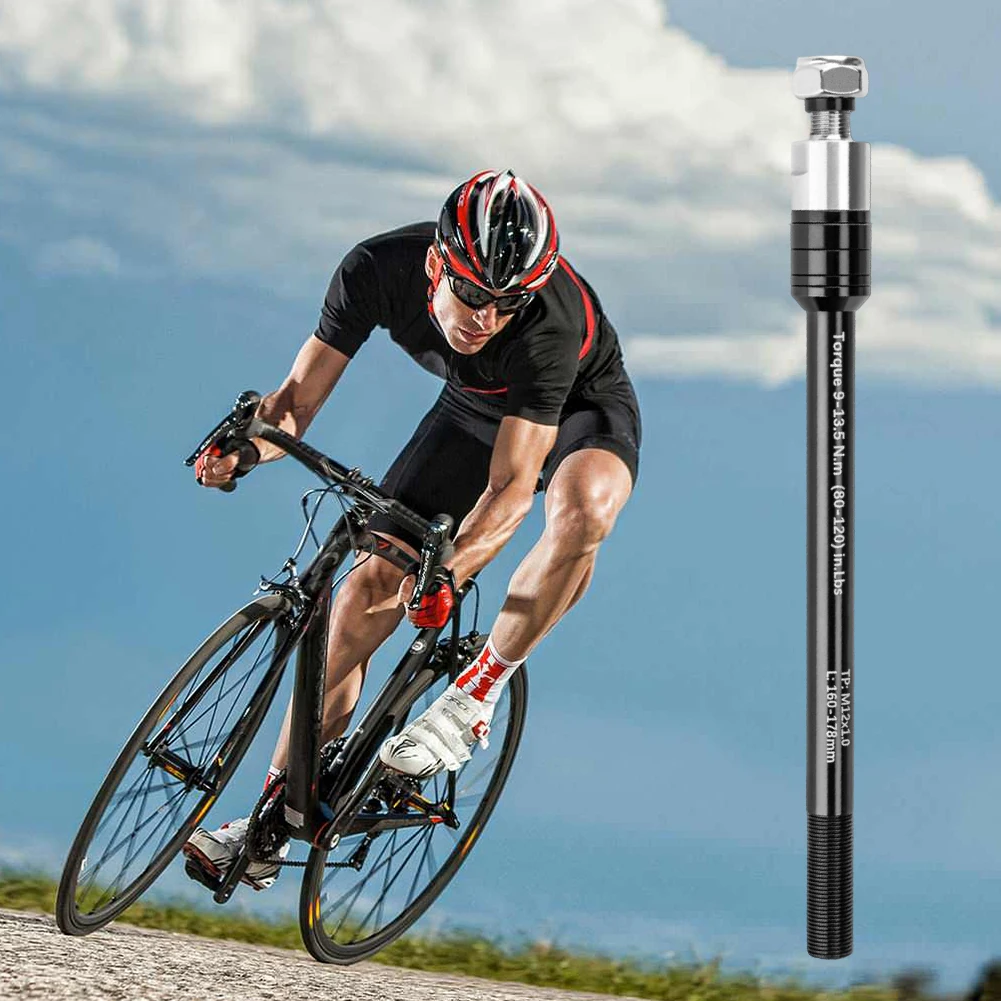 자전거 트레일러 스루 액슬 어댑터 자전거 프론트 포크 액슬 160-178mm P1.0..