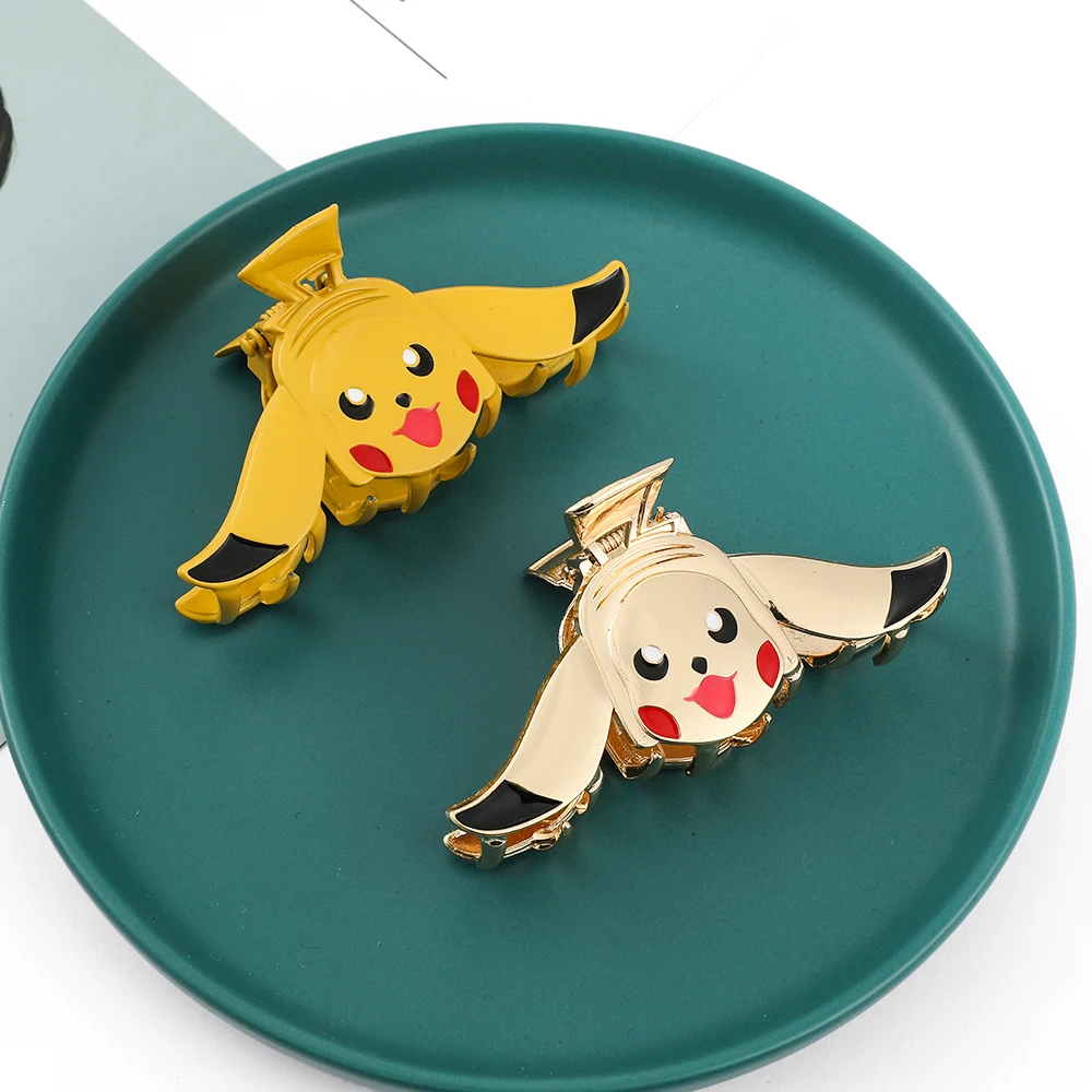 

Bandai Pokemon Hair Claw for Women Cartoon Pikachu Hair Clip for Girls Fashion Hair Crab Clip Ladies Elegant Head Accessories
