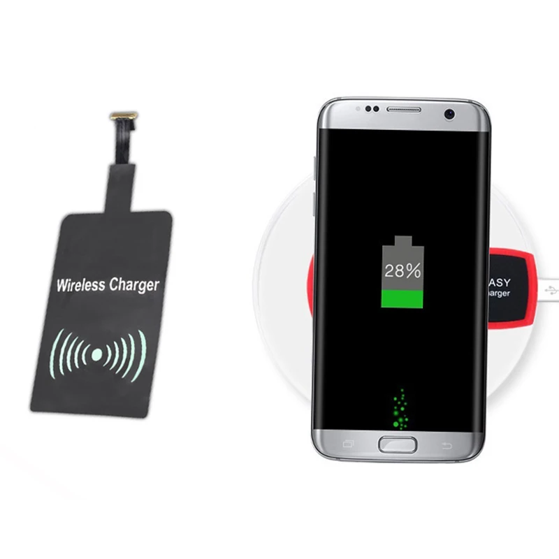 Легкий приемник беспроводной зарядки Qi для Samsung Huawei Xiaomi универсальный адаптер