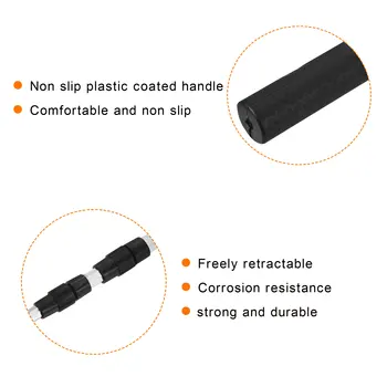 Folding Fishing Net Round Extend to 4.9ft Aluminium Alloy Telescopic Landing Pole Handle with M8 Thread for Freshwater Saltwater 3