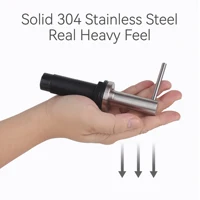 เครื่องจ่ายสบู่เหลวสแตนเลส304แข็งสำหรับอ่างล้างจานในครัวพร้อมขวดขนาด17ออนซ์และชุดหลอดขยาย47นิ้ว 2