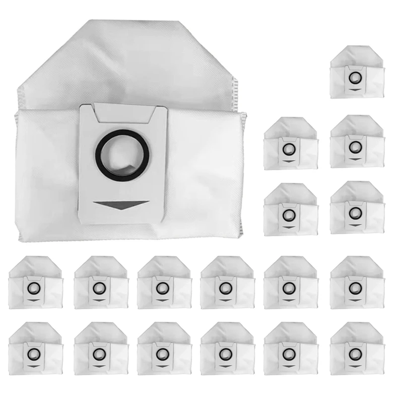 

16Pcs For ECOVACS DEEBOT X1 OMNI TURBO Robot Vacuum Cleaner Dust Bags Replacement Accessories