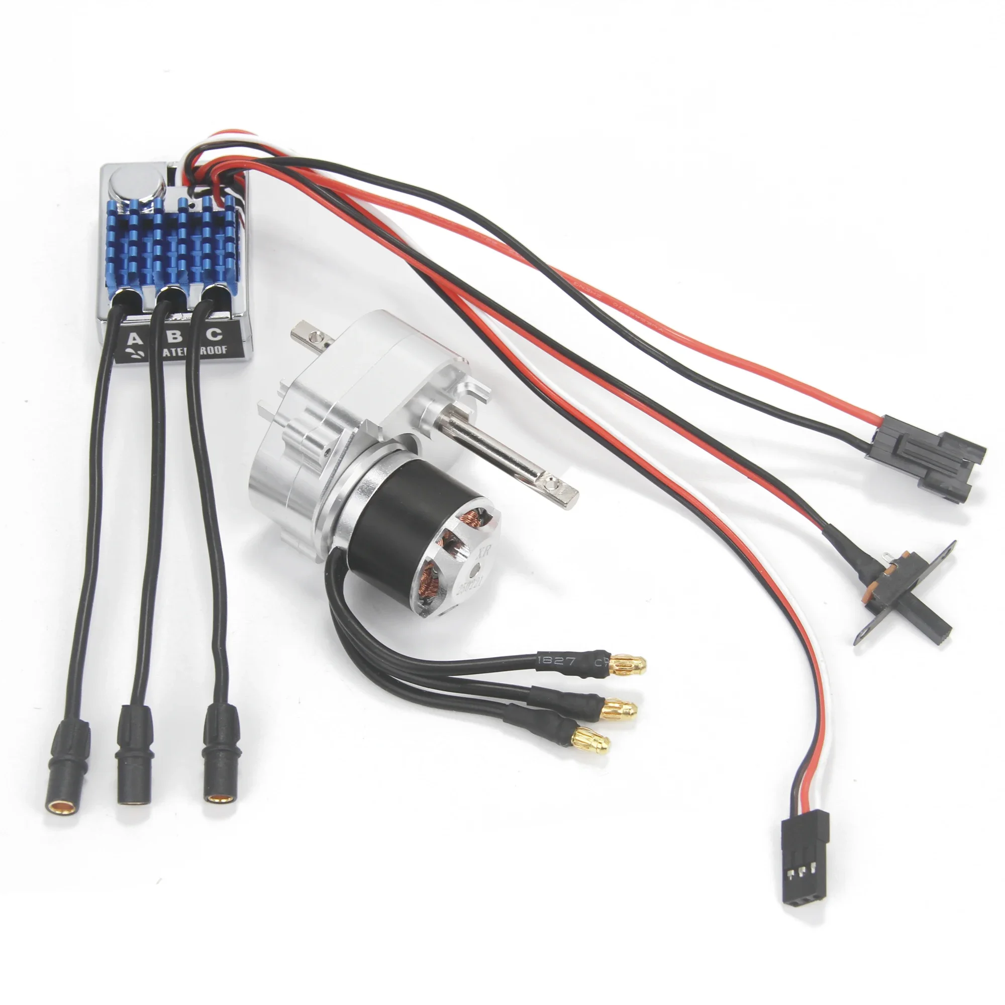 Moteur RC Brushless 1/10 Combo R avec boîte de vitesses