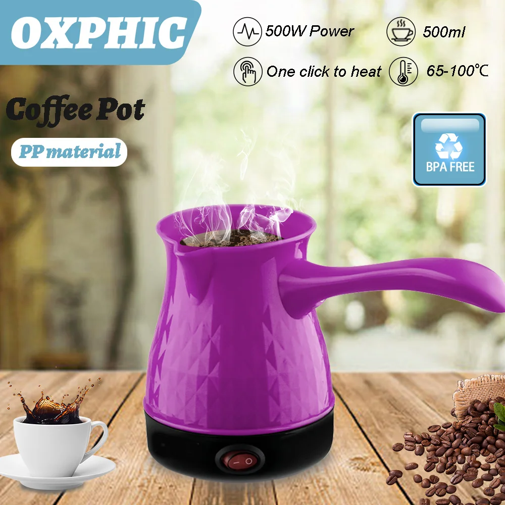 OXPHICElectric500WCoffeePotTurkishCoffeeMaker500MLCoffee
