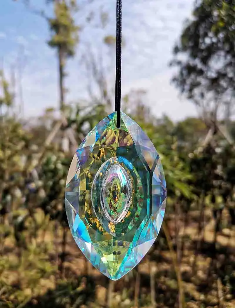 Crystal Suncatcher Rainbow Glass Chandelier Prism Hanging