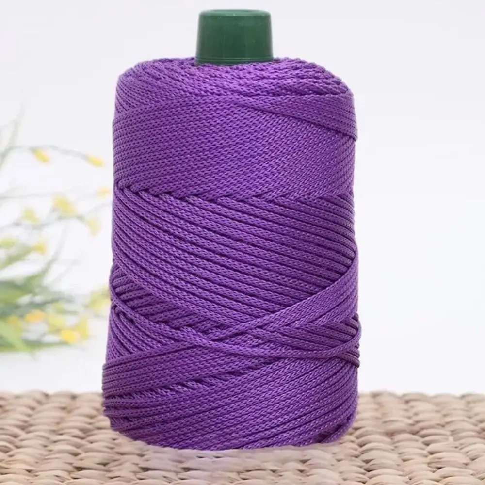 Sewing Accessories Handmade Ice Rope Thread 3mm DIY Hook Cushion Crochet Yarn Beginners Hat Shoes Woven Hand Knitting Yarn