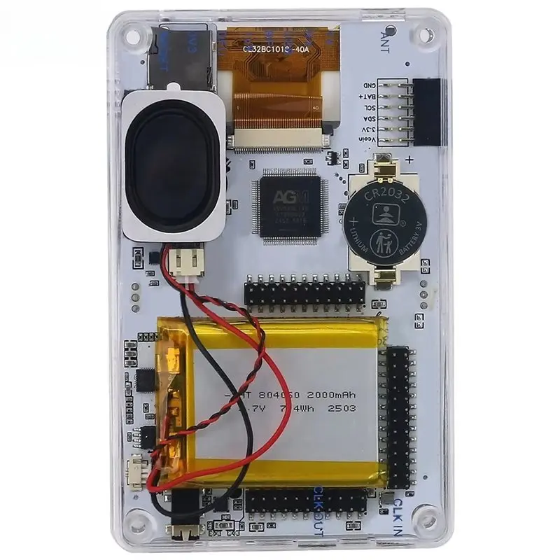 Hackrf One R10C SDR 소프트웨어 정의 라디오용으로 설계된 플라스틱 쉘이 있는 BG-H4M Mayhem Portapack H4MS