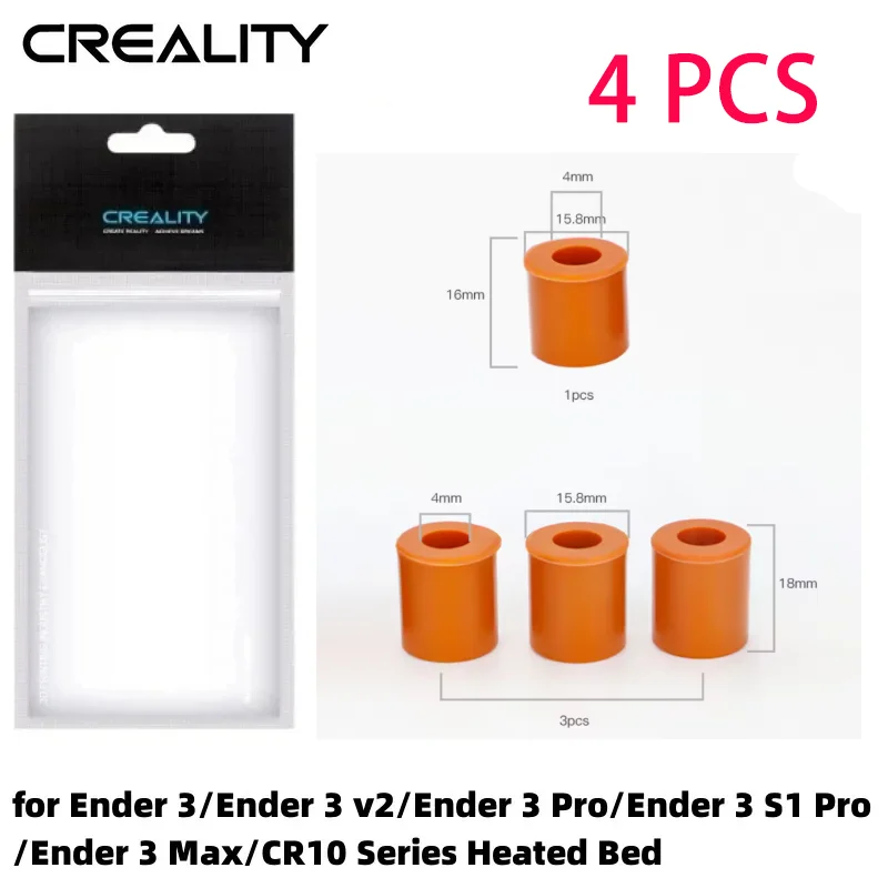Enhanced 3D Printer Bed Leveling Springs - Pack of 4