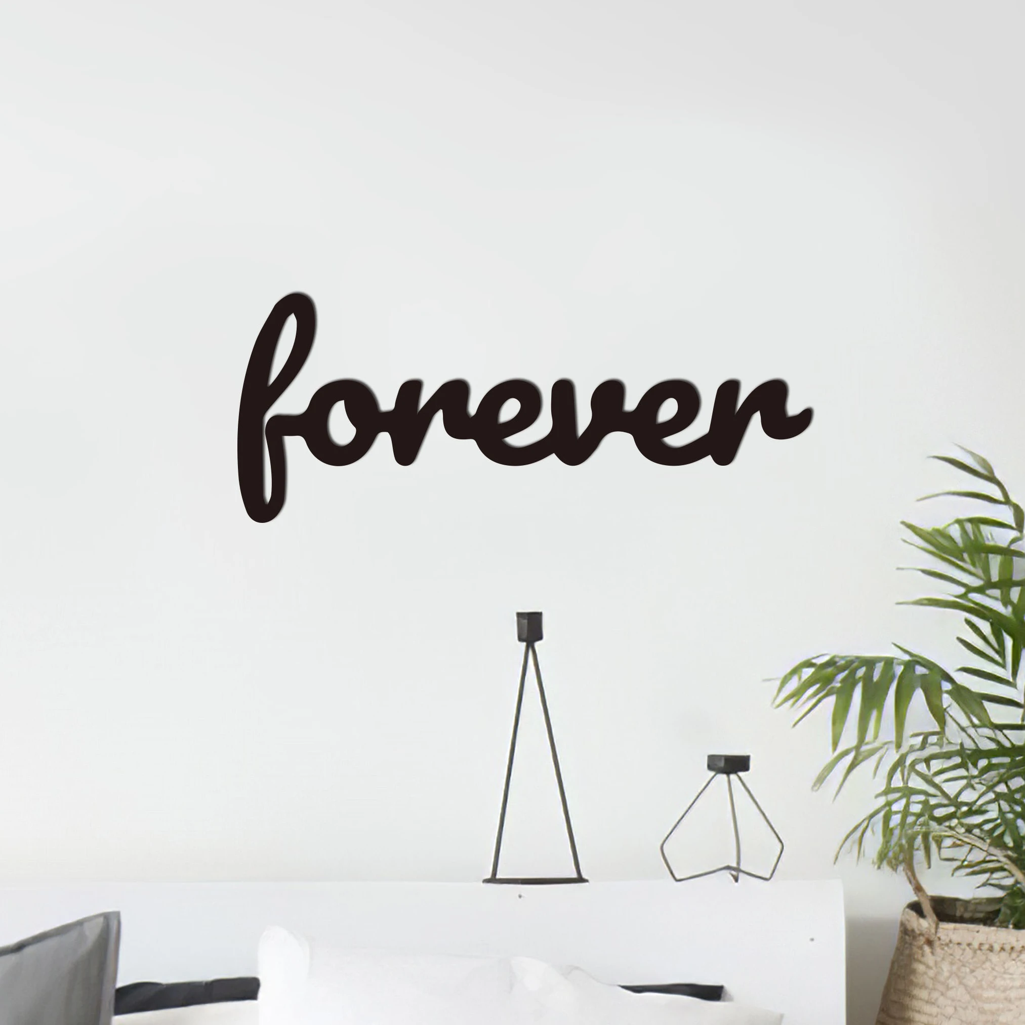 

Forever Sign, Forever Cursive Word Sign, Word Wall Art, Cursive Wall Art, Wedding Gift, Farmhouse Decor, Personalized Art