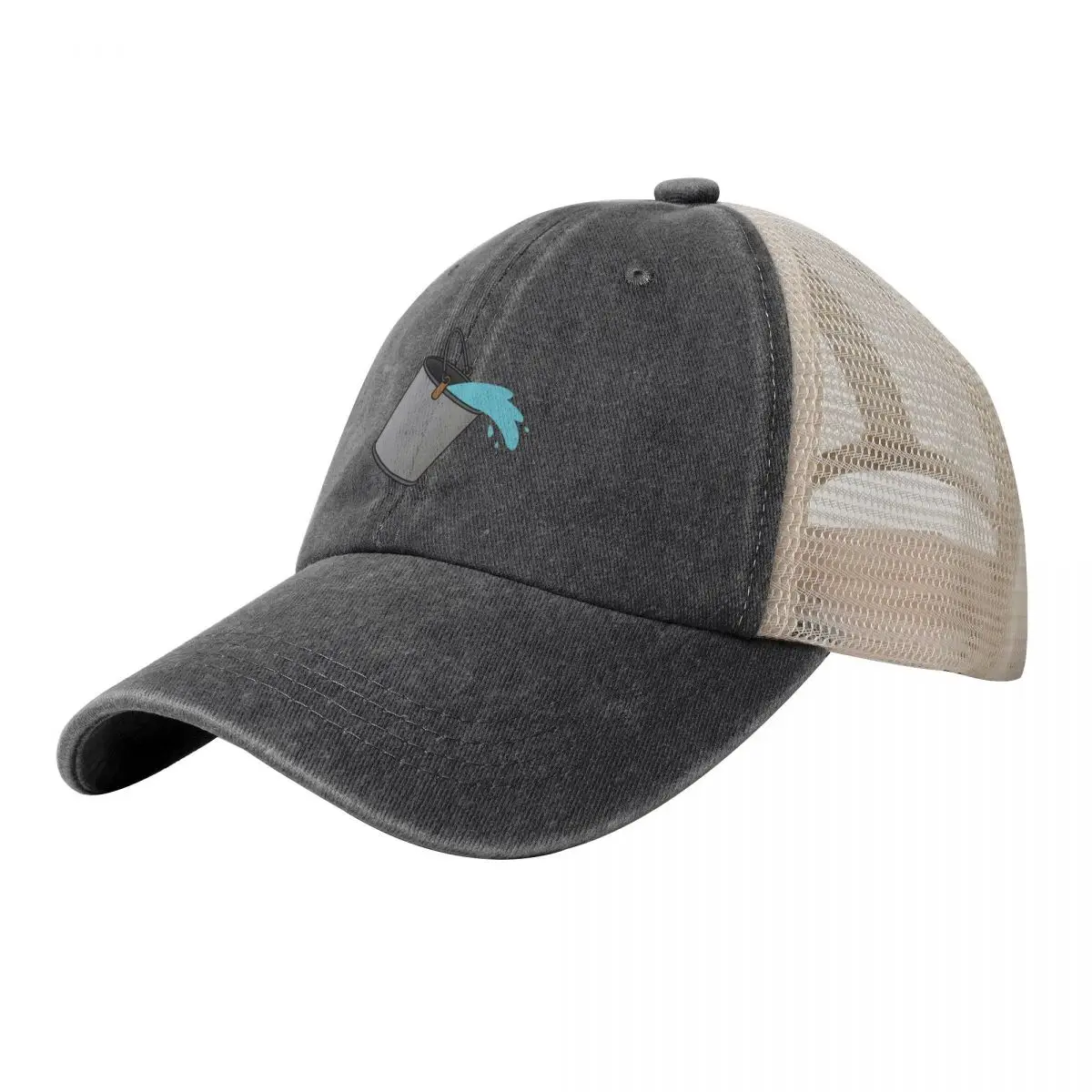 

Water bucket Cowboy Mesh Baseball Cap Sun Cap Horse Hat Icon Trucker Cap Woman Hats Men's