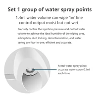 Intelligent Window Cleaning Robot Ultrasonic Atomization Water Spray 5600Pa Super Suction 3