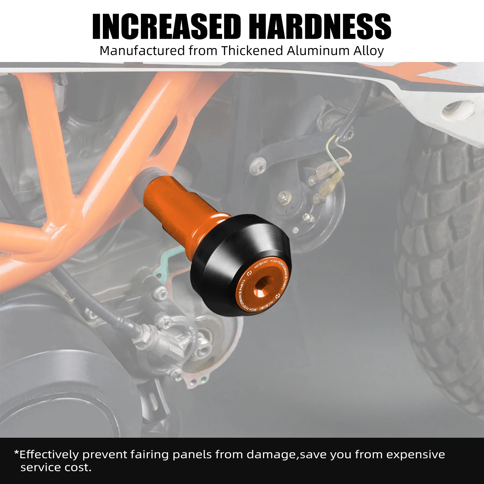 Für KTM 690 SMC R 690 Enduro R 2008-2025 Sturzpads Rahmen-Slider Schutz für Husqvarna 701 Supermoto/Enduro GasGas 700 – Detail 11