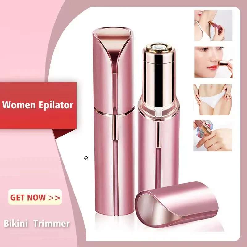 Portable Lipstick Shaped Women Electric Epilator Eyebrow Trimmer Painless Effective Facial Hair Removal Shaver Small Epilator 2