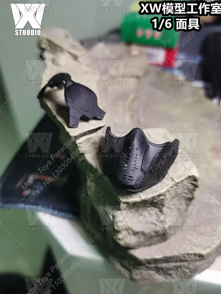 1/6 남성 군인 버키 반스 마스크, 어벤져스 안티 히어로 겨울 군인 마스크 안경, 12 인치 액션 피규어, 소장 완구에 적합