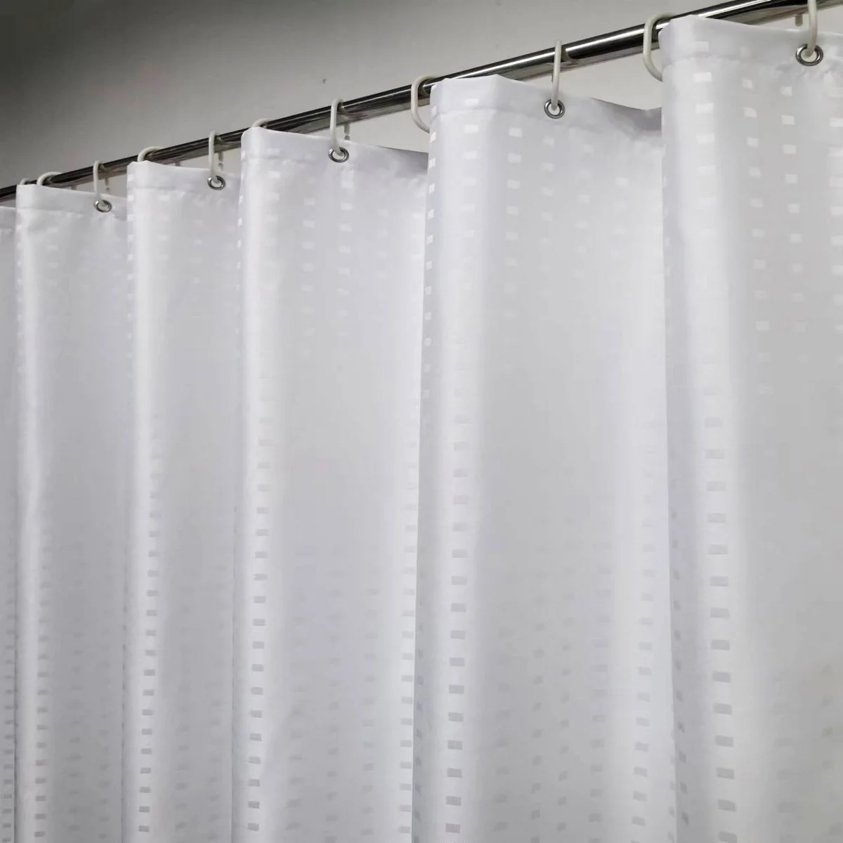 Minghe Polyester Shower Curtain Water Repellent Cloth Bathroom Shower Curtain Hotel Fabric Liner shower curtains