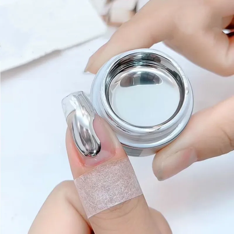 Nail Polish 8ml Silver Mirror Metallic Nail Gels Polish UV Soak Off Paint Gel Polish Flower Drawing Gold Superbright Nails Lacquer UV Gel