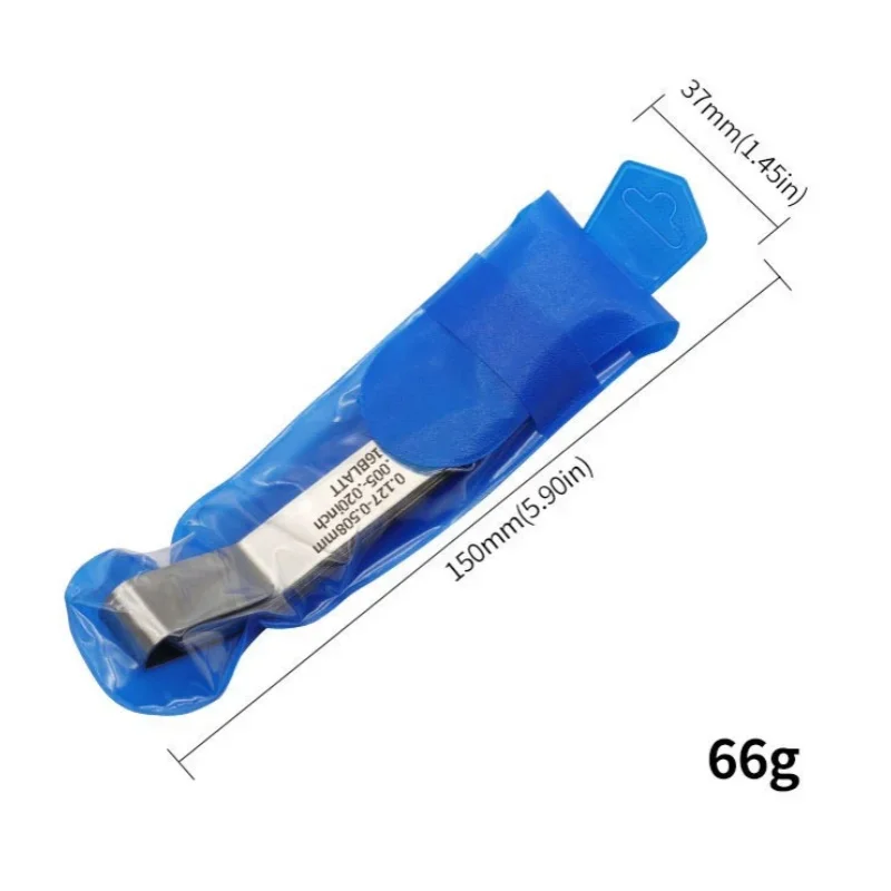 Stainless Steel High Precision Single Edge Valve Gauge-0.127-0.508mm Professional Gap Thickness Measurement Tool feeler gauge