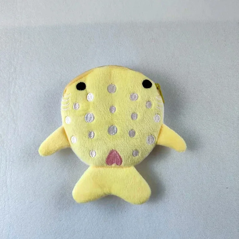Porte-monnaie En Peluche Forme Poisson - Sac De Rangement Pour Pièces, écouteurs, Clés, Mignon Et Pratique - 7