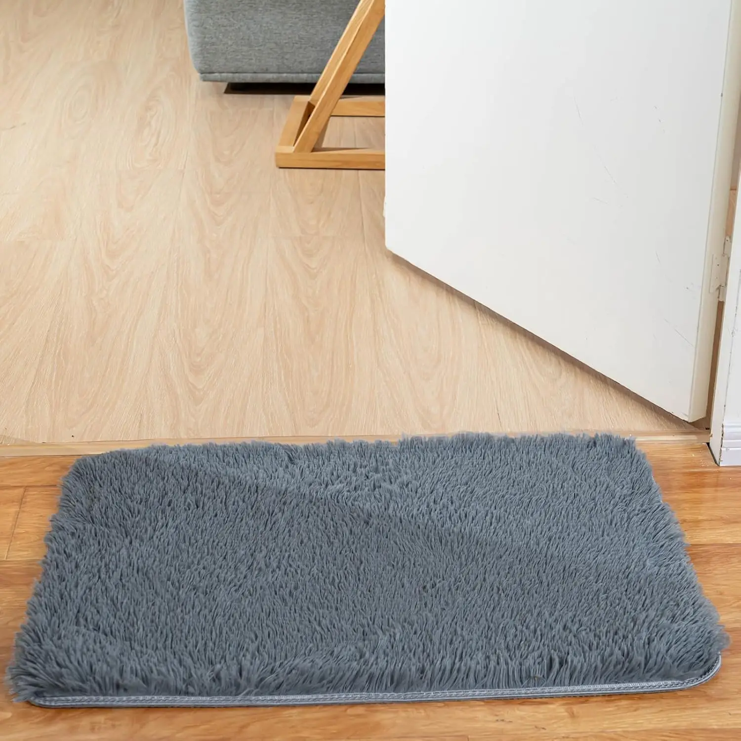 VIKAMA Scandinavian Tie-dye Gradient Silk Wool Home Decor Carpet Living Room Bedroom Fluffy Should Not Lose Hair