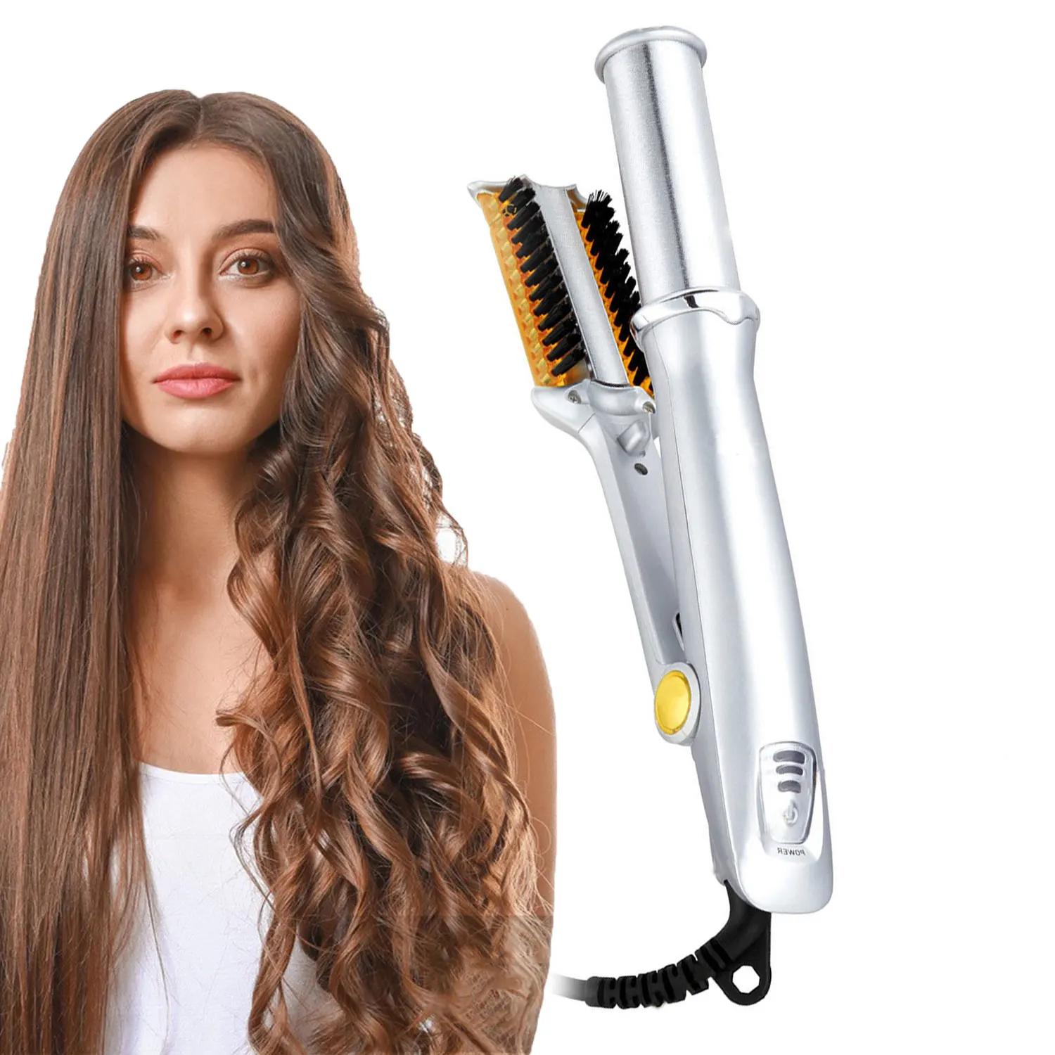 Automatic Hair Curler Ceramic Auto Rotate Curling Iron Longlasting