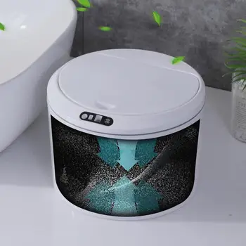 1pcs Automatic Sensor Trash Can Electronic 3L Household Smart Bin Kitchen Dustbin Bathroom Toilet Waterproof Bucket Garbage 2