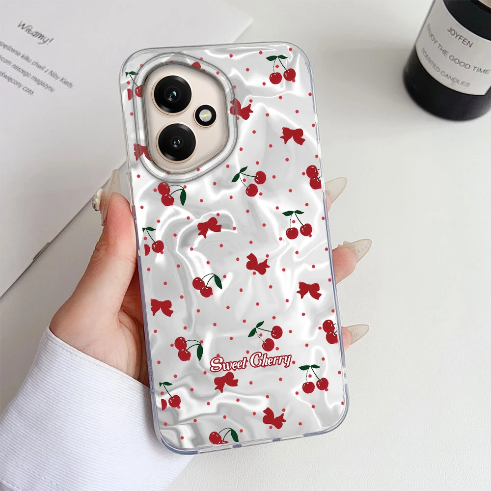 Cute Fruits Cherries Girl Phone Case Cover