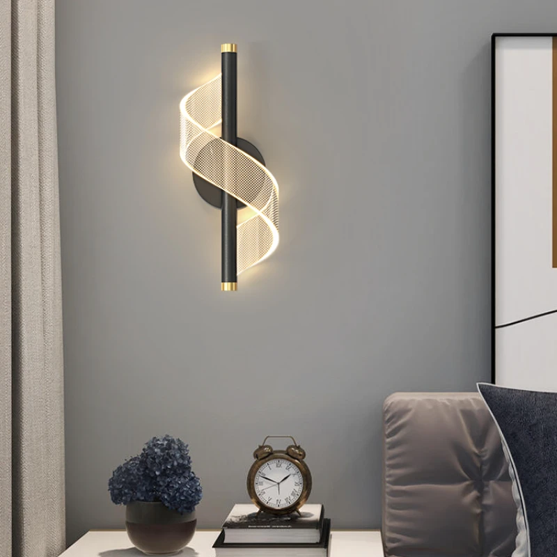 

Wall lamp bedroom bedside wall lamp living room TV background wall lamp creative light luxury new network red light