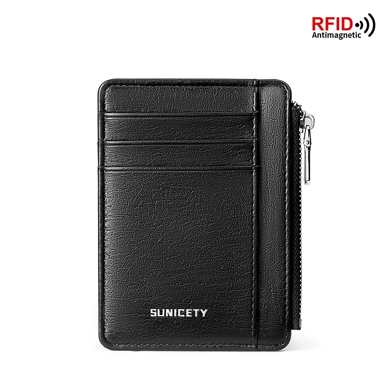 

Fashion Leather Wallet Men Luxury Slim Coin Purse Business Foldable Wallet Man Card Holder Pocket Clutch Male Handbags Tote Bag