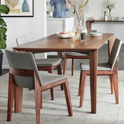 Modern simple design Coffee Shop furniture solid arm dining wood restaurant chair