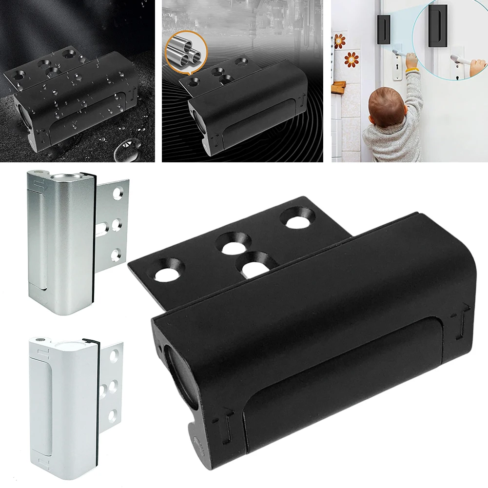 Metal Door Locks Latch Childproof Security Door Latch Anti-Theft Withstand 800 Lbs Aluminum Alloy Add Extra Front Doors Security