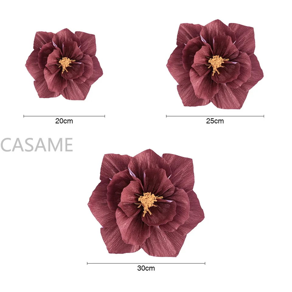 Decorazione di nozze Fiori di carta velina Carta fai da te Pompon Palline Lanterne Decorazioni per feste Fornure per matrimoni artigianali  15
