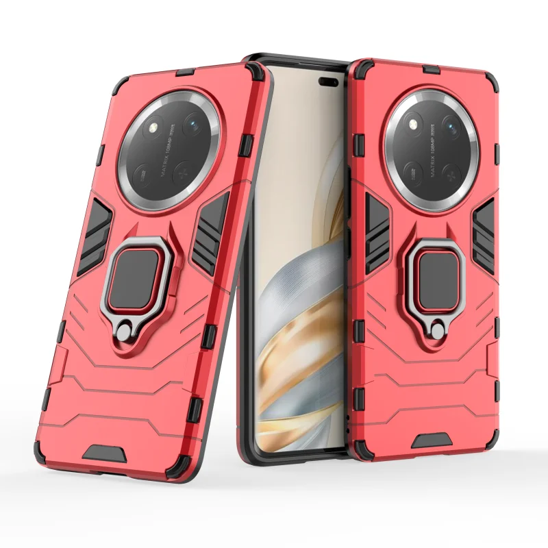 Enhanced Shockproof Armor Case with Magnetic Holder Ring